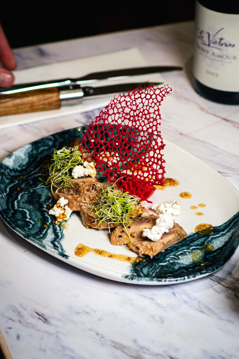 Plat gastronomique — photo restaurant Dinan